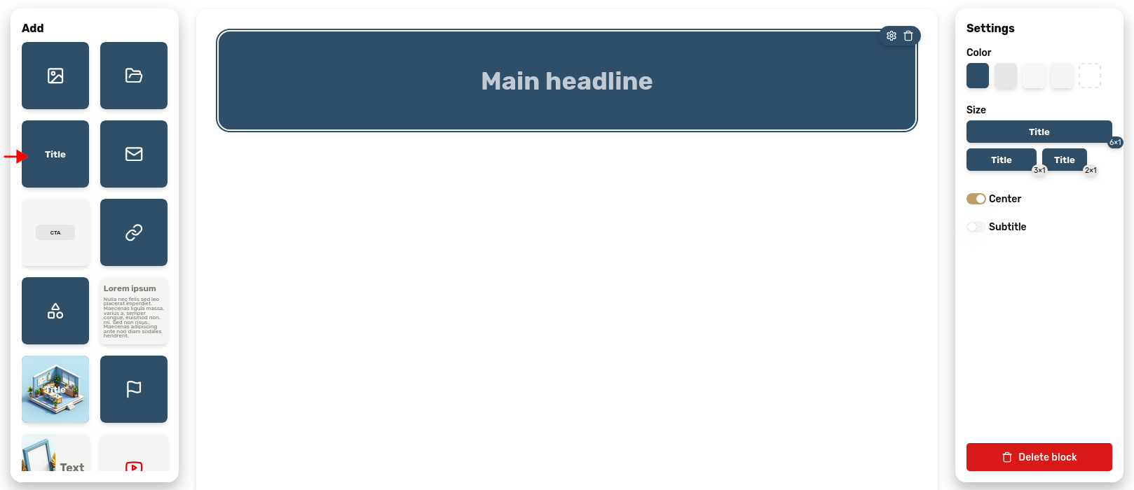 Title block screenshot