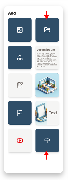 Directory block screenshot